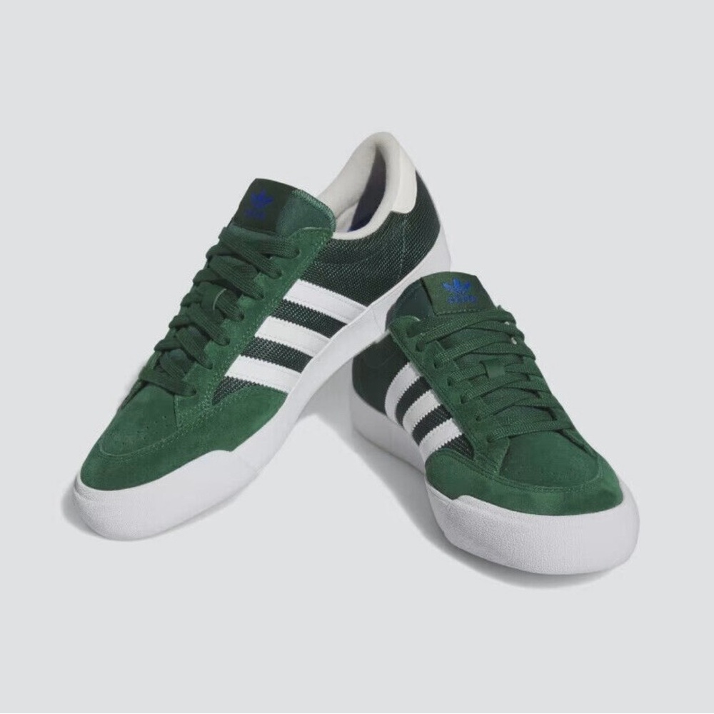 Adidas Nora Green and White Trainers